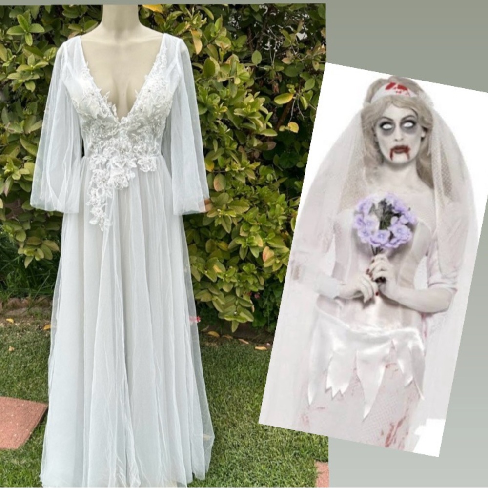Elegant White Lace Women’s Dress